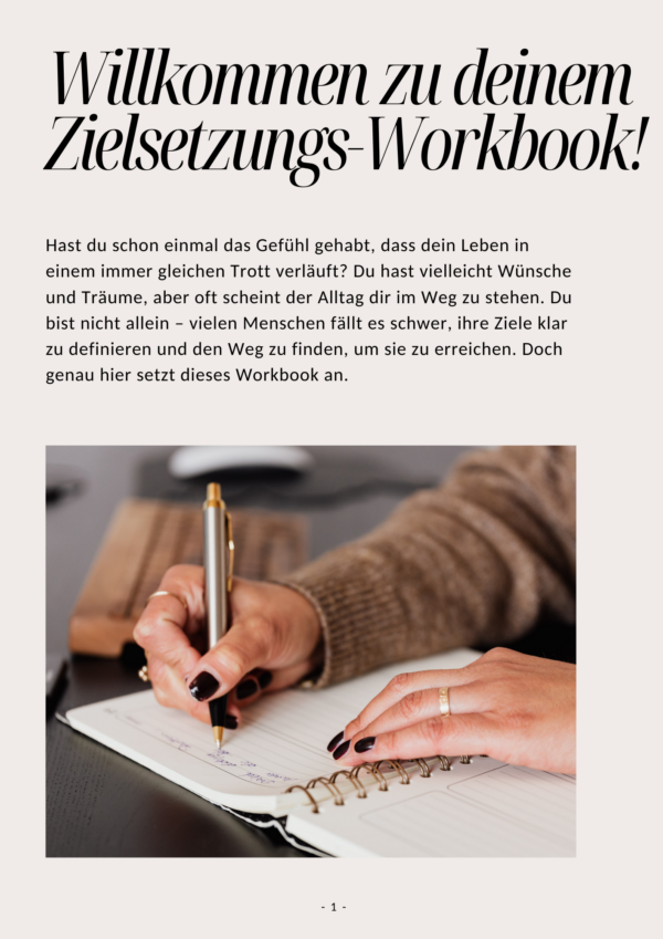 Zielsetzung Workbook - Der Schritt-für-Schritt-Plan für deine Erfolge – Bild 3