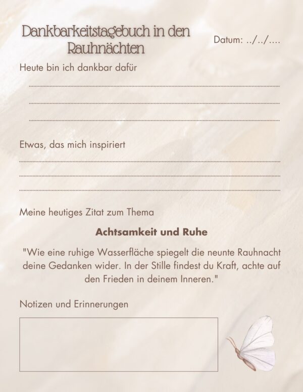 Magic Rauhnächte Tagebuch – Bild 6