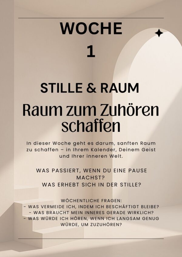Tagebuch Upper Room Teil 1