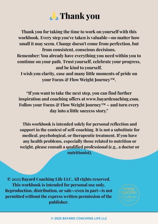 Self-Coaching Focus&Flow Weight Journey™ - Image 7