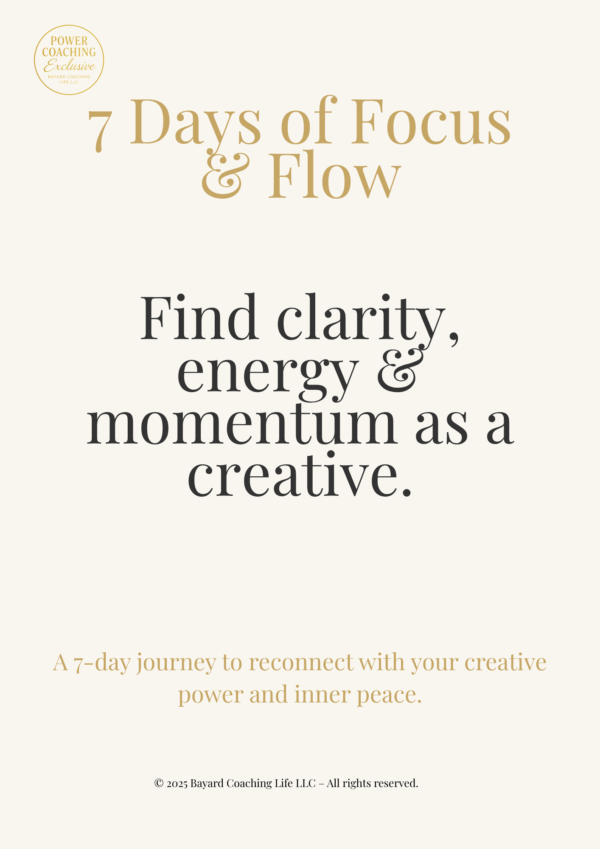 7 Days Focus & Flow (PDF) Freebie