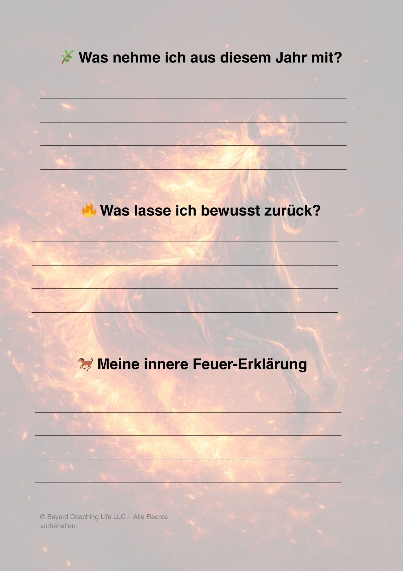 12-Monats - Feuerpferd - Workbook 2026 - Image 6